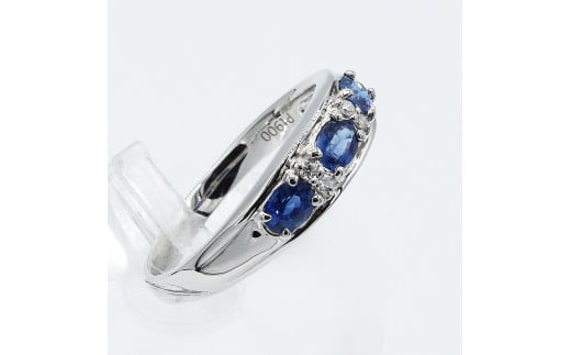 【ふるさと納税】 サファイア リング 0.5ct Pt900　(12527) サムネイル2