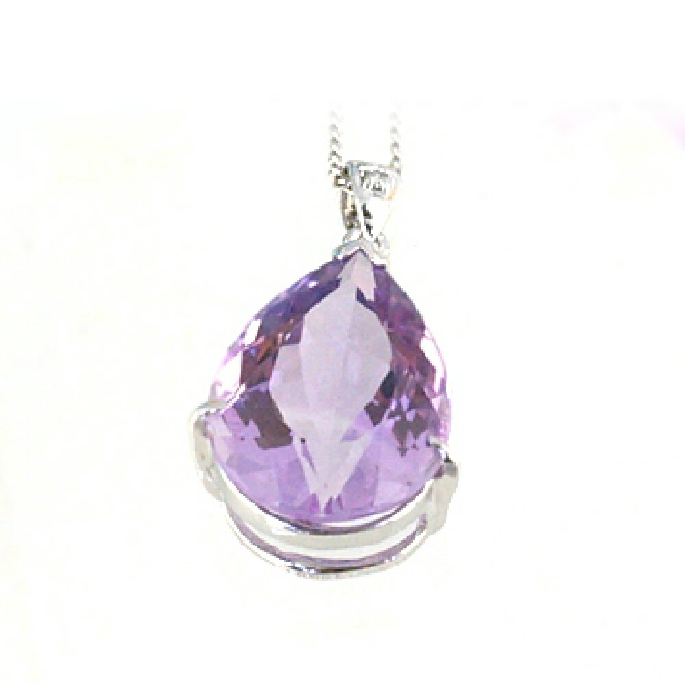 【ふるさと納税】ローズアメジスト ペンダント 10ct 10カラット PT100 プラチナ100 Ag900 （26323） [山梨 ネックレス ペンダント プラチナ ローズアメジスト アメジスト 人気 ダイヤモンド ジュエリー] 山梨県 甲斐市 BR-7 - 画像3