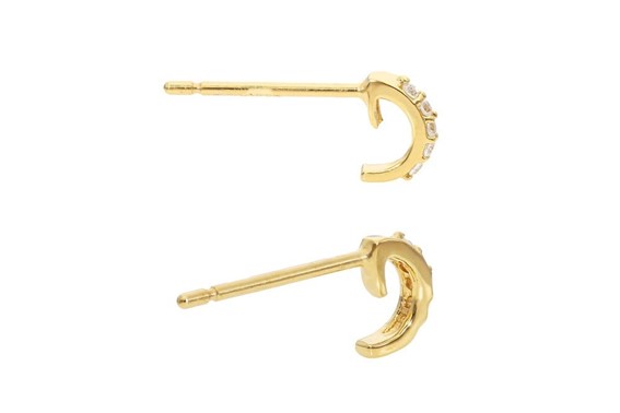 【ふるさと納税】K18YG　プチダイヤピアス　mk-438　CR-4 サムネイル3