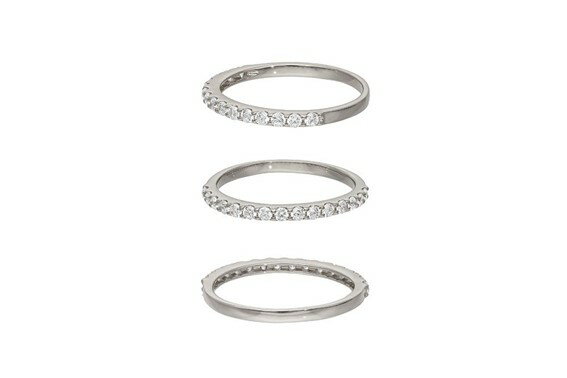 【ふるさと納税】プラチナハーフエタニティリング　mk-435　CR-14 サムネイル2