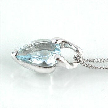 【ふるさと納税】アクアマリン ペンダント 3ct 3カラット K10 10金 ホワイトゴールド （24073） [山梨 ペンダント ネックレス アクアマリン ホワイトゴールド ゴールド ジュエリー ] 山梨県 甲斐市 BR-44 サムネイル3