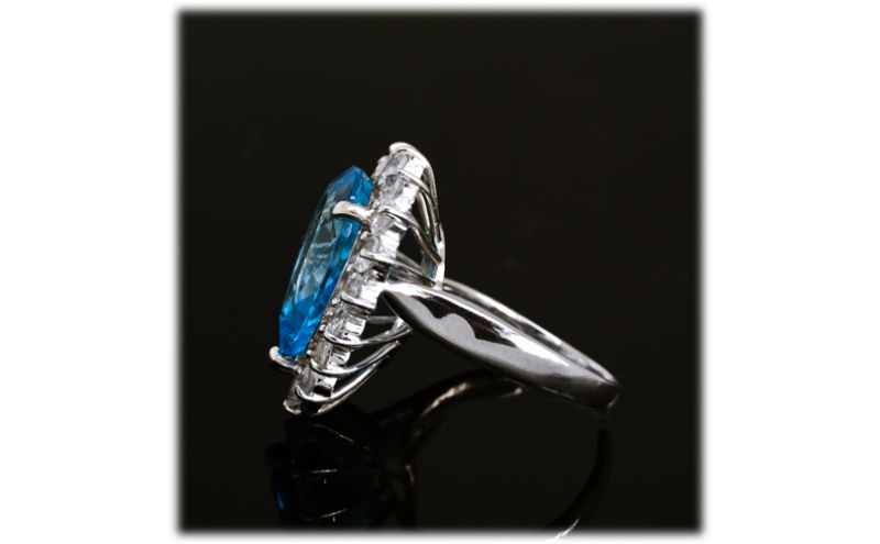 【ふるさと納税】ブルートパーズ リング 10ct 10カラット SV925 シルバー925 （16706） [山梨 指輪 リング ブルートパーズ ホワイトトパーズ シルバー ジュエリー] 山梨県 甲斐市 BR-6 サムネイル3