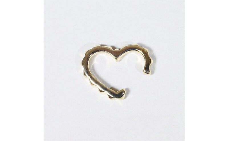 【ふるさと納税】K10　小　ハート　イヤーカフ　 アクセサリー ファッション小物 小物 耳元 装飾品 おしゃれ パーティー 結婚式 普段使い サムネイル3