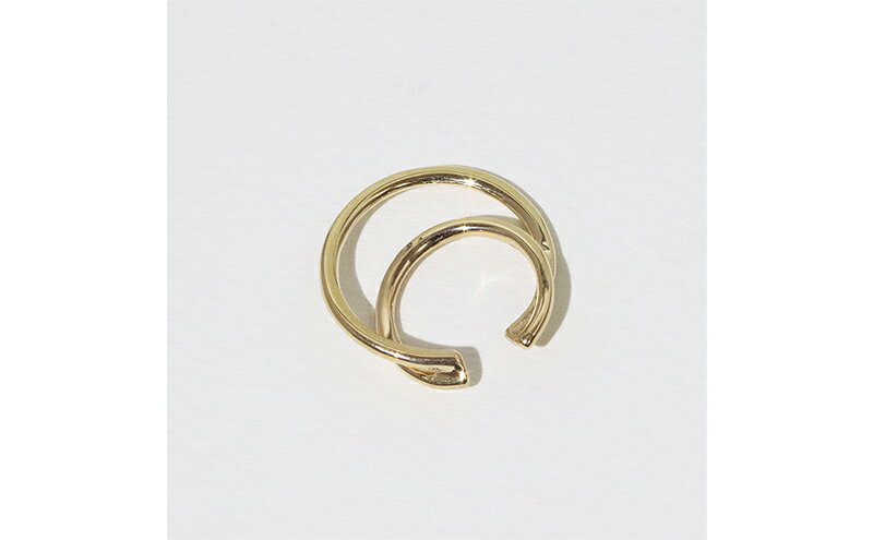 【ふるさと納税】K10　大　三日月　イヤーカフ　 アクセサリー ファッション小物 小物 耳元 装飾品 おしゃれ パーティー 結婚式 普段使い サムネイル3