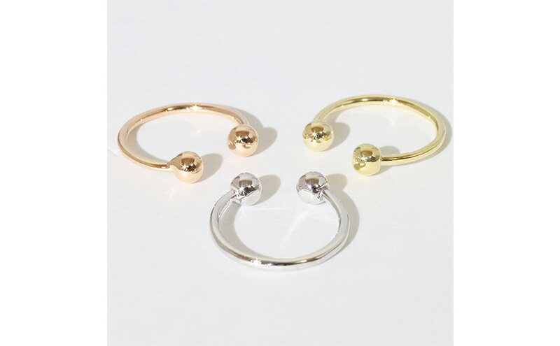 【ふるさと納税】K10　丸玉　イヤーカフ　 アクセサリー ファッション小物 小物 耳元 装飾品 おしゃれ パーティー 結婚式 普段使い サムネイル3