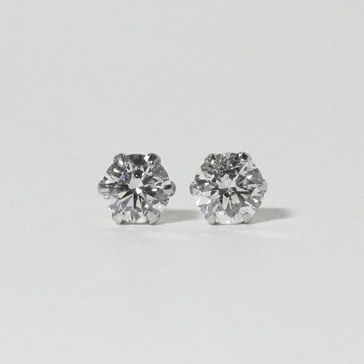 【ふるさと納税】プラチナ 0.40ct一粒天然ダイヤモンドスタッドピアス プラチナ900 ピアス ジュエリー アクセサリー PT900 レディース ダイヤ0.20ct×2 カラット 天然 ダイヤモンド 山梨県 甲斐市 BQ-113 サムネイル3