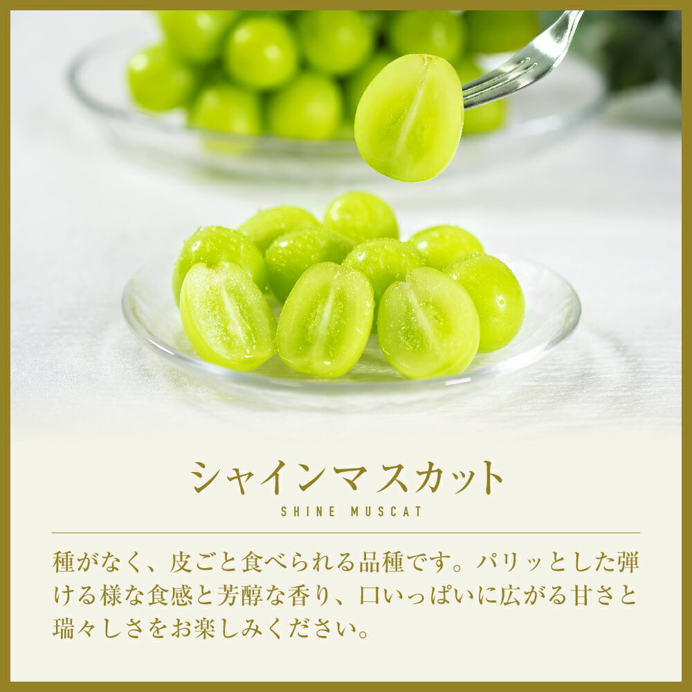 【ふるさと納税】＜25年発送＞【2026年発送★先行予約】山梨県笛吹市産　シャインマスカット訳有粒　1kg以上 ふるさと納税 シャインマスカット 笛吹市 国産 人気 期間限定 ぶどう ブドウ 葡萄 訳あり 旬 果物 フルーツ 山梨県 送料無料 105-018 サムネイル3