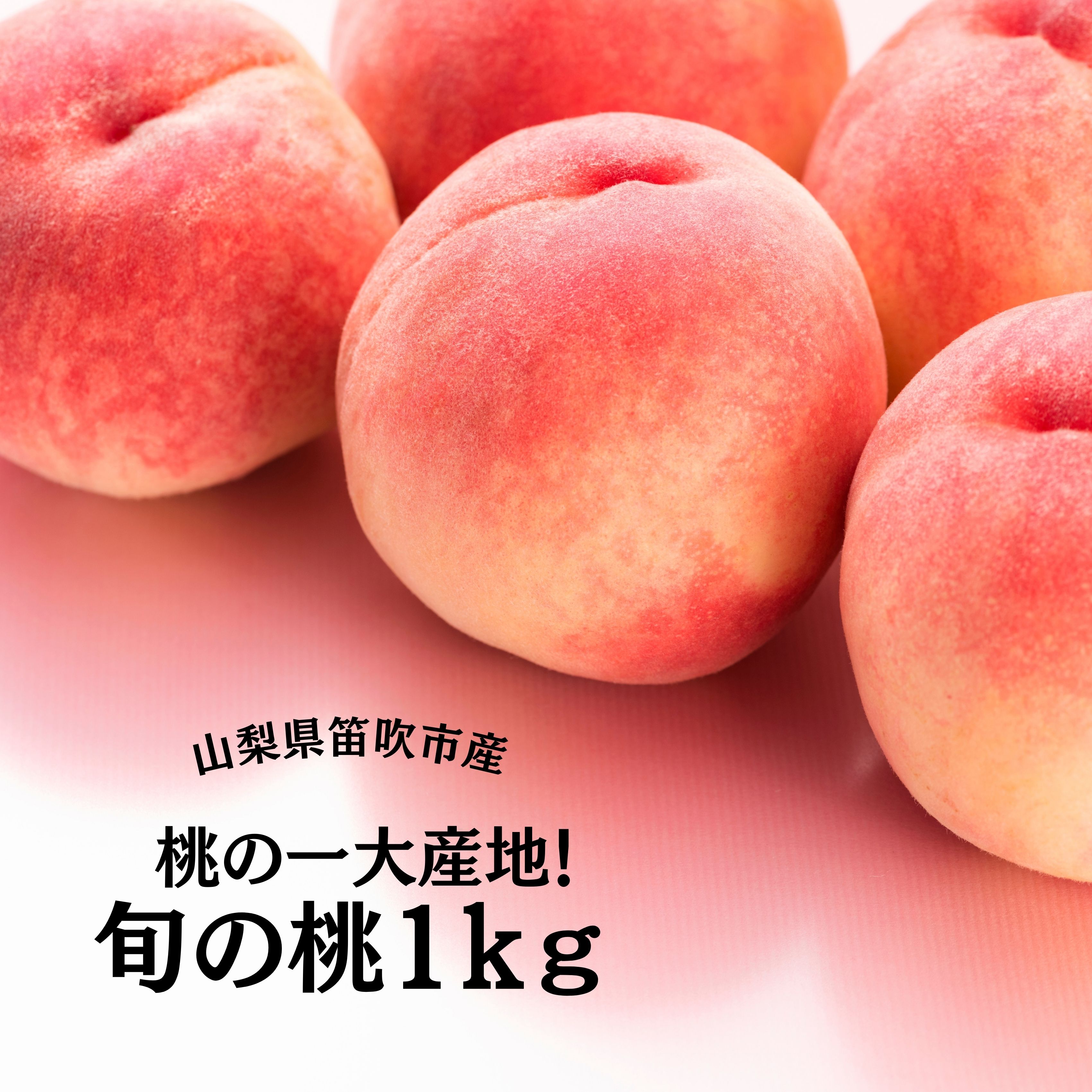 ＜2025年発送先行予約＞&【2026年発送★先行予約】桃の一大産地！笛吹市産旬の桃約1kg ふるさと納税 笛吹市 国産 人気 期間限定 旬 果物 フルーツ 山梨県 送料無料 167-164