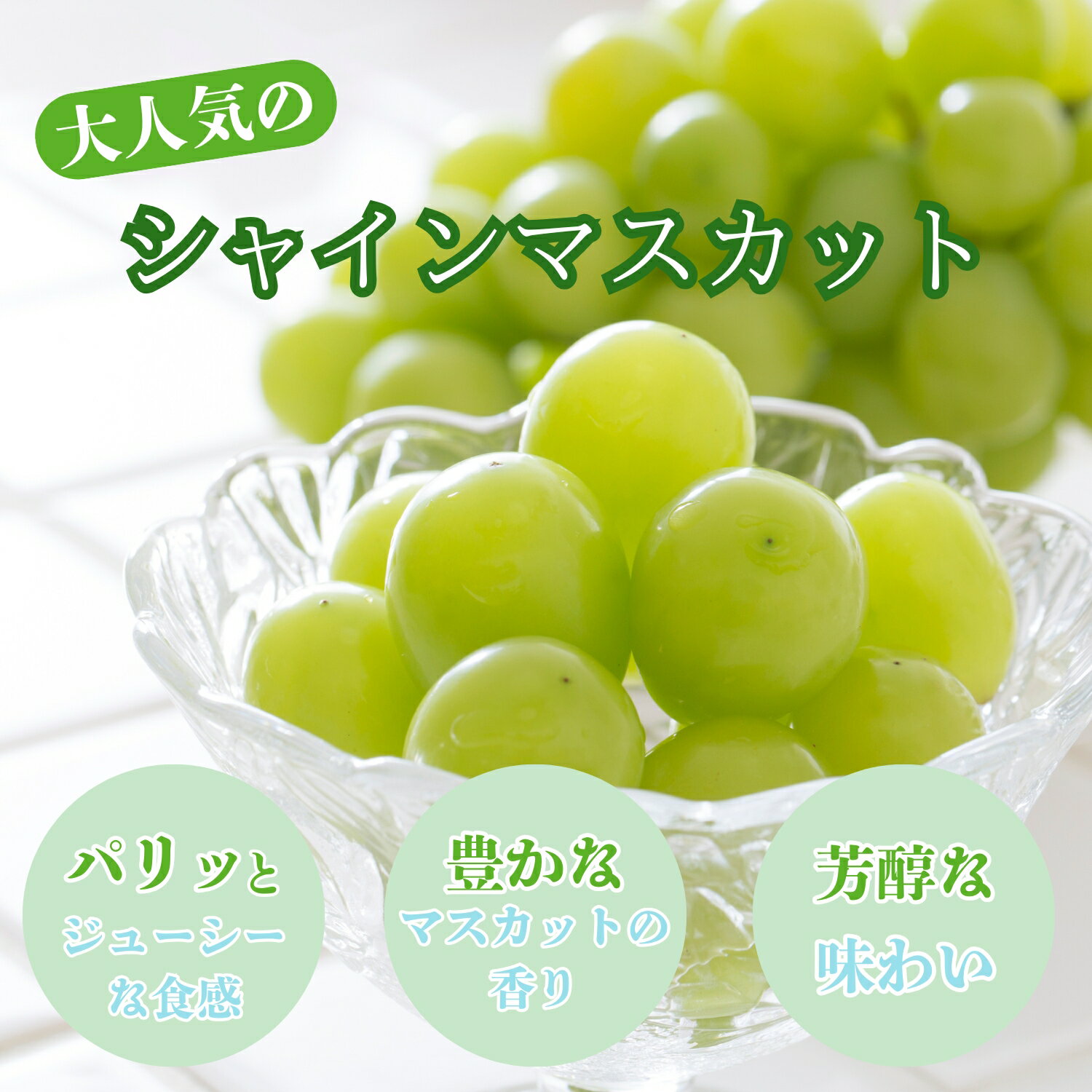 【ふるさと納税】【2026年発送★先行予約】葡萄の一大産地！笛吹市産シャインマスカット ふるさと納税 シャインマスカット 笛吹市 国産 人気 期間限定 ぶどう ブドウ 葡萄 旬 果物 フルーツ 山梨県 送料無料 167-002 - 画像2