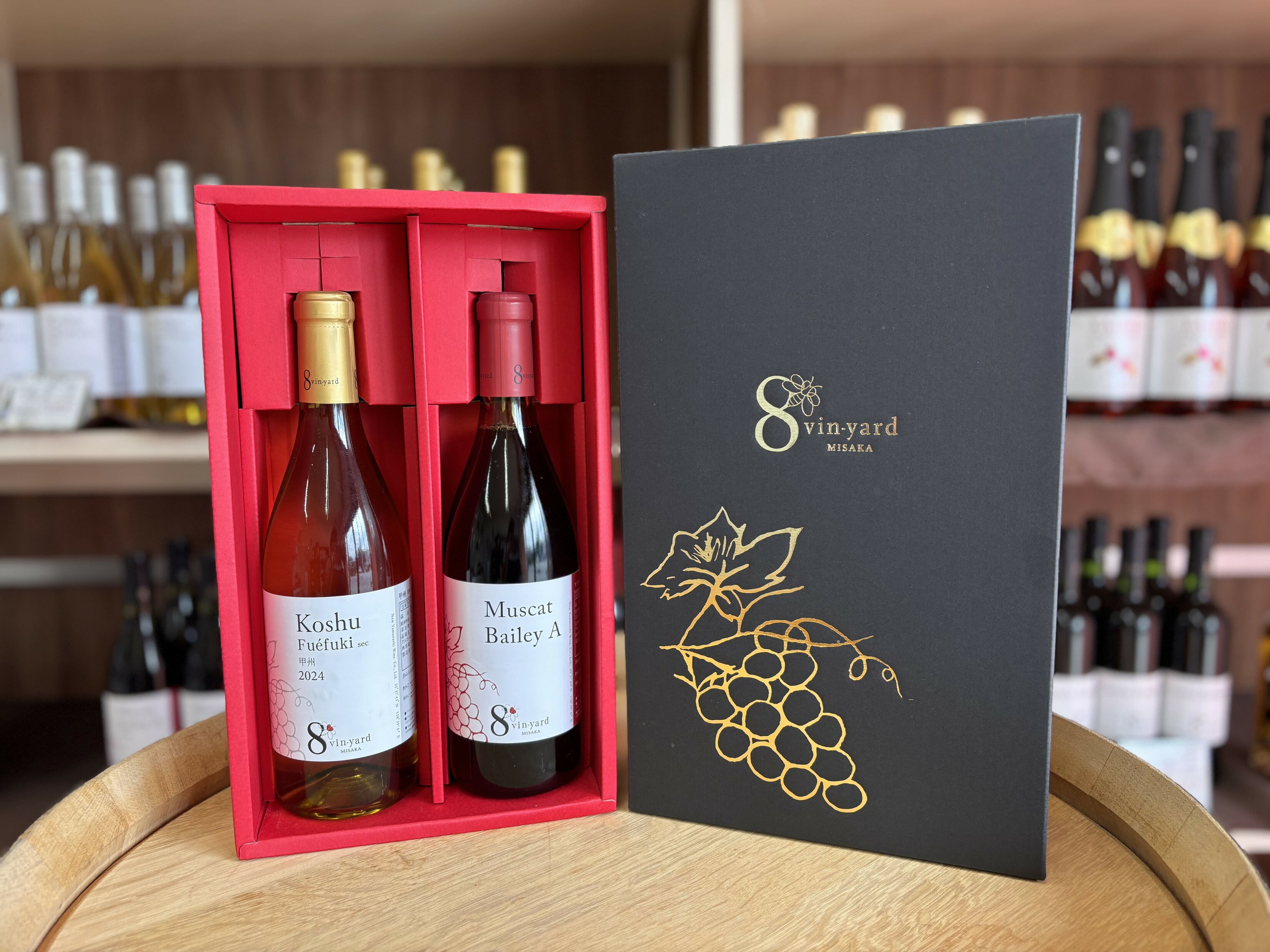 【ふるさと納税】甲州辛口（白）・マスカットベーリーAライトタイプ（赤）720mlワイン2本セット ふるさと納税 ワイン 笛吹市 山梨ワイン 酒 アルコール 山梨県 記念品 お祝い 送料無料 016-016 サムネイル2