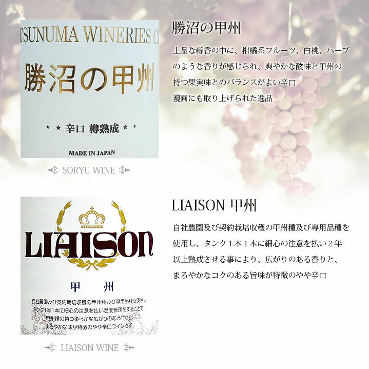 【ふるさと納税】築宝の甲州ワイン飲み比べ4本セット ふるさと納税 ワイン 笛吹市 山梨ワイン 酒 アルコール 山梨県 記念品 お祝い 送料無料 127-014 サムネイル2