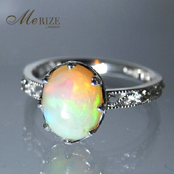 【ふるさと納税】 リング 指輪 ジュエリー レディース ファッション アクセサリー オパール 天然 ダイヤモンド 1.10ct K18 YG WG PG SIクラス 大粒 一粒 1.1カラット 天然石 ダイヤ 18金 ホワイト イエロー ピンク ゴールド プレゼント 品質保証書付 r-93 (KRP) 【G63-1410】 サムネイル2