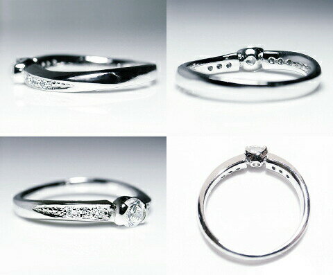 【ふるさと納税】 リング 指輪 ジュエリー レディース アクセサリー ファッション プラチナ 天然 ダイヤモンド 0.20ct pt950 slクラス 大粒 一粒 天然石 プラチナ950 ブライダル 記念日 ギフト プレゼント "GENEVIEVEジュヌヴィエーヴ" 品質保証書付 r-60 (KRP) 【M3-1410】 サムネイル3