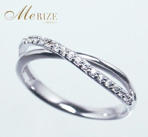 【ふるさと納税】 指輪 ジュエリー リング ファッション pt950 天然 ダイヤ 0.13ct クロス ハーフ エタニティ レディース SIクラス ダイヤモンド 0.13カラット 天然石 プラチナ950 4月誕生石 高級素材 一生モノ 品質保証書付 Aliceアリス r-133 (KRP) 【G84-1411】 サムネイル2