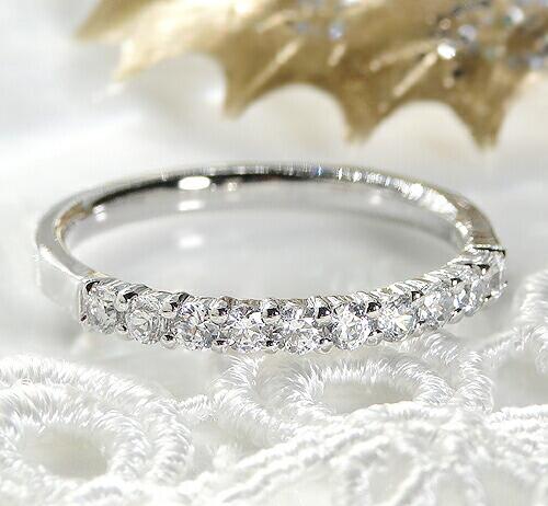 【ふるさと納税】 リング 指輪 ジュエリー レディース ファッション アクセサリー pt950 プラチナ 天然 ダイヤ 0.30ct SIクラス ダイヤモンド 10石 0.3カラット エタニティ テン スイート プラチナ950 ブライダル プレゼント 品質保証書付 r-160 (KRP) 【M37-1410】 サムネイル2