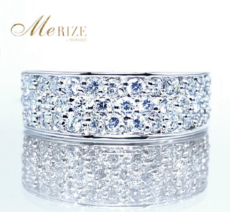 【ふるさと納税】 リング 指輪 ジュエリー ファッション アクセサリー pt950 天然 ダイヤ 0.77ct SIクラス ダイヤモンド 0.77カラット 天然石 エタニティ パヴェ プラチナ950 フチあり 太め ブライダル 誕生石 品質保証書付 "Ltitia レティシア" r-177 (KRP) 【O5-1410】 サムネイル2