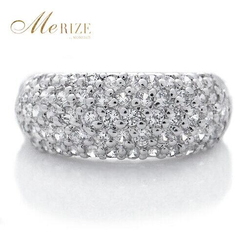 【ふるさと納税】 リング 指輪 ファッション pt950 天然 ダイヤ 1.0ct パヴェ プラチナ レディース 贅沢 1カラット SIクラス ダイヤモンド 天然石 婚約 高級 上質厳選素材 一生モノ 太め エタニティ 4月誕生石 品質保証書付 "Elisabeth" r-253 （KRP） 【P94-1411】 サムネイル2