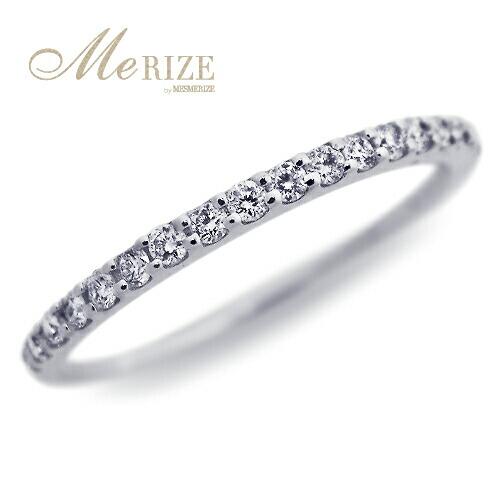 【ふるさと納税】 リング 指輪 ファッション pt950 天然 ダイヤ 0.15ct プラチナ レディース ハーフ エタニティ 上質厳選素材 0.15カラット ダイヤモンド VVS~VSクラス Fカラーup VG VERYGOODカット 4月誕生石 品質保証書付 "Judithジュディス" r-261 （KRP) 【M22-1411】 サムネイル2