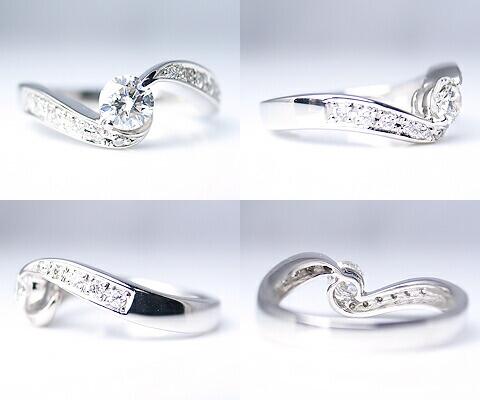 【ふるさと納税】 リング 指輪 ファッション pt950 天然 ダイヤ 0.45ct プラチナ SIクラス ダイヤモンド 0.45カラット 天然石 プラチナ950 レディース エンゲージ 婚約 一粒 ブライダル ハイエンド 記念日 品質保証書付 r-30 （KRP） 【Q16-1410】 サムネイル2