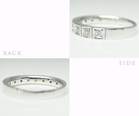 【ふるさと納税】 リング 指輪 ジュエリー レディース ファッション アクセサリー K18 ホワイト イエロー ゴールド 天然 ダイヤ 0.14ct SIクラス ダイヤモンド 9石 0.14カラット エタニティ 天然石 18金 WG YG ブライダル プレゼント 品質保証書付 r-05 (KRP) 【M34-1410】 サムネイル3