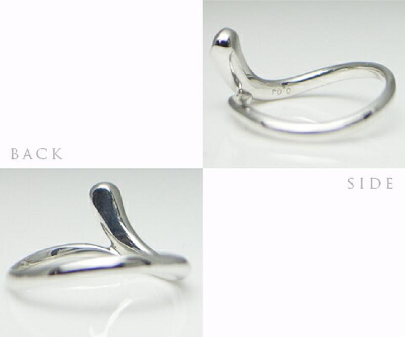 【ふるさと納税】 リング 指輪 ジュエリー レディース ファッション アクセサリー K18 WG 天然 ダイヤ 一粒 0.04ct ダイヤモンド SIクラス 1石 0.04カラット 天然石 18金 ホワイト ゴールド ピンキー 小指 プレゼント 品質保証書付 r-06 (KRP) 【G56-1410】 サムネイル3