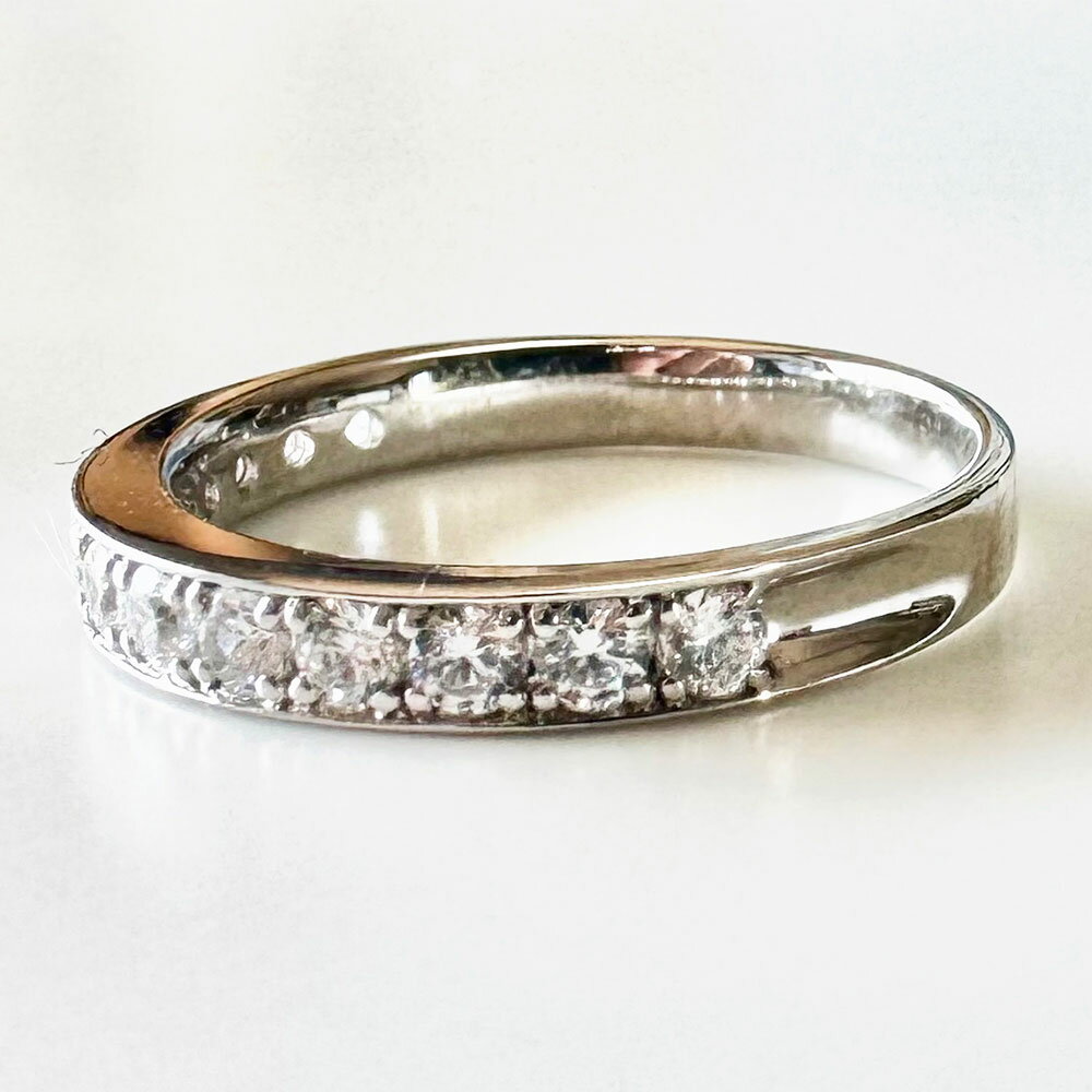 【ふるさと納税】【AK-5718/0010】プラチナダイヤモンドリング ハーフエタニティーリング 0.50カラット 1本 Pt900 0.50ct 約4.2g ジュエリーケース付き ダイヤモンド ダイアモンド 指輪 ジュエリー アクセサリー ファッション カジュアル フォーマル 山梨県 中央市 送料無料 サムネイル2