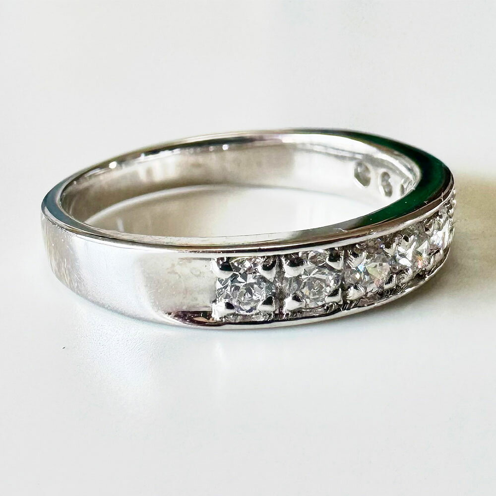 【ふるさと納税】【AK-2160/0012】プラチナダイヤモンドリング ハーフエタニティーリング 0.60カラット 1本 Pt900 0.60ct 約4.85g ジュエリーケース付き ダイヤモンド ダイアモンド 指輪 ジュエリー アクセサリー ファッション カジュアル フォーマル 山梨県 中央市 送料無料 サムネイル2