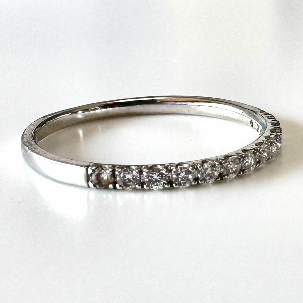 【ふるさと納税】【AW-1163/00139】プラチナダイヤモンドリング ハーフエタニティーリング 0.20カラット 1本 Pt900 0.20ct 約1.8g ジュエリーケース付き ダイヤモンド ダイアモンド 指輪 ジュエリー アクセサリー ファッション カジュアル フォーマル 山梨県 中央市 送料無料 サムネイル2