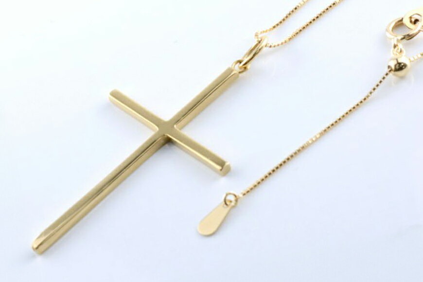 【ふるさと納税】ネックレス レディース 18金 クロスネックレス k18 18k ゴールドk18 no.220600y [シエロ 山梨県 中央市 21470994] クロスペンダント 地金 十字架 華奢 ジュエリー アクセ アクセサリー ペンダント ゴールド サムネイル2