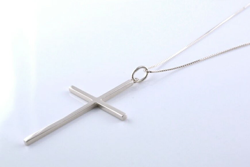 【ふるさと納税】プラチナ クロスネックレス レディース pt900 pt クロス ネックレス ペンダント クロスペンダント シンプル 地金 no.220600p [シエロ 山梨県 中央市 21471007] ジュエリー アクセ アクセサリー サムネイル2