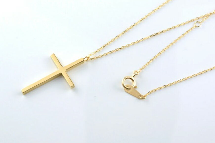 【ふるさと納税】ネックレス レディース 18金 クロスネックレス k18 18k イエローゴールドk18 クロスペンダント no.220500y [シエロ 山梨県 中央市 21471008] ジュエリー アクセ アクセサリー K18 ゴールド サムネイル2