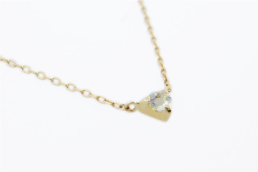 【ふるさと納税】3月 誕生石 K18イエローゴールドアクアマリンネックレス [工房グリーム 山梨県 中央市 21470829] アクセサリー アクセ ネックレス ジュエリー プレゼント ギフト 贈りもの サムネイル2