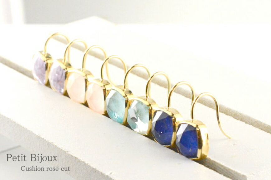 【ふるさと納税】ピアス K18 天然石 [シエロ 山梨県 中央市 21470799] アクセサリー ジュエリー アクセ 水晶 トルコ石 ターコイズ ピンクオパール ラピスラズリ ピンクアメジスト シンプル 18k かわいい サムネイル3