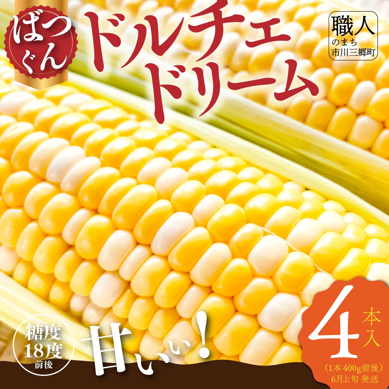 【2026年6月上旬から発送】ドルチェドリーム 4本入り REGALO（山梨県市川三郷町産） [5839-2227]