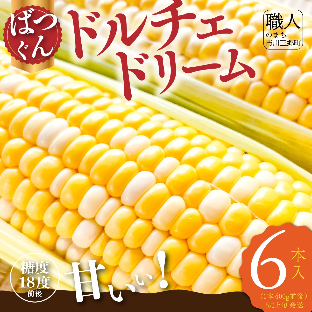 【2026年6月上旬から発送】ドルチェドリーム 6本入り REGALO（山梨県市川三郷町産） [5839-2228]