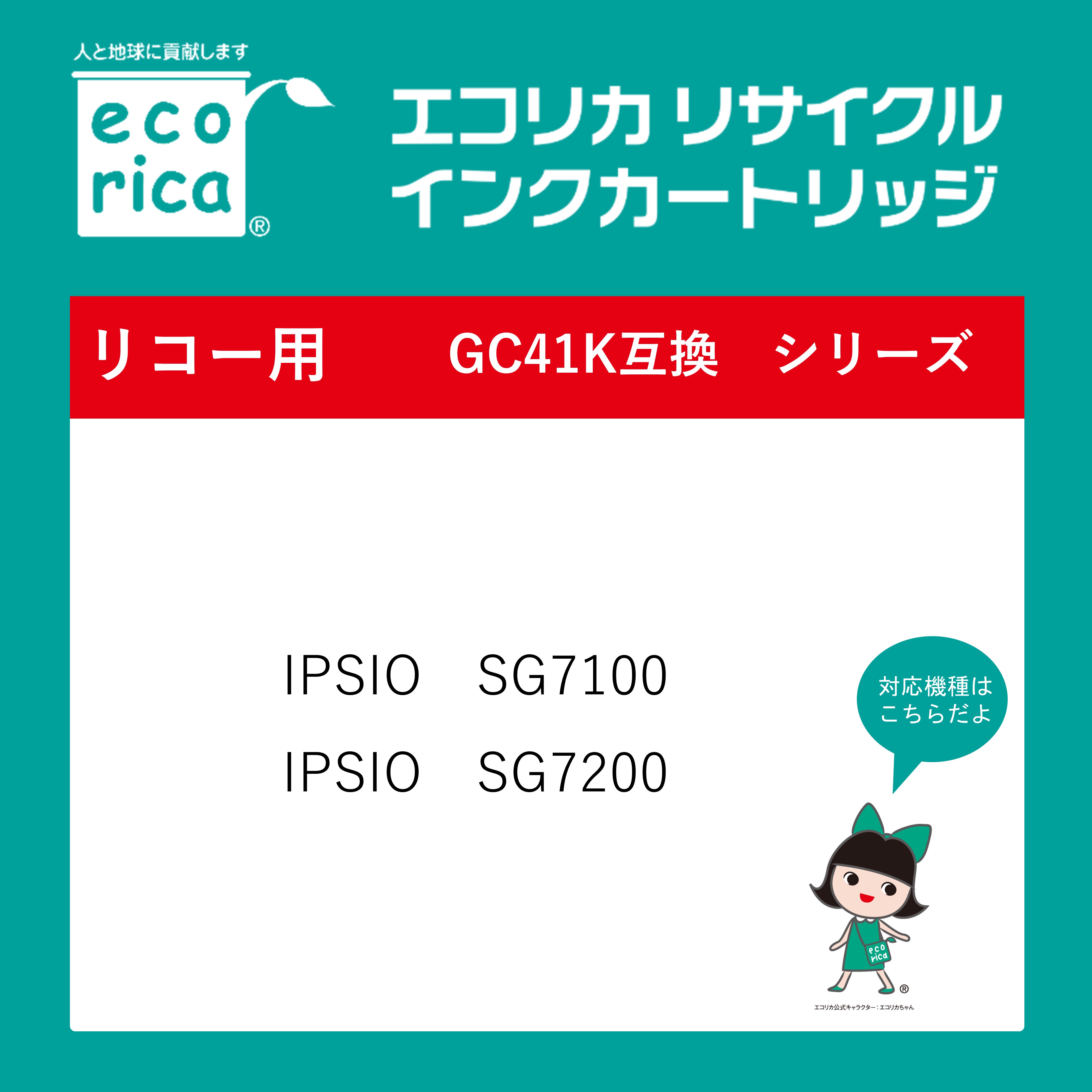 【ふるさと納税】エコリカ【リコー用】 GC41MH互換リサイクルインク マゼンダ（型番：ECI-RC41HM） RICOH リサイクル インク 互換インク カートリッジ インクカートリッジ カラー オフィス用品 プリンター インク 山梨県 富士川町 サムネイル2