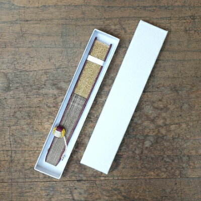 【ふるさと納税】草木染シルク扇子　柘榴（錫媒染）【杉山江見堂】 サムネイル2