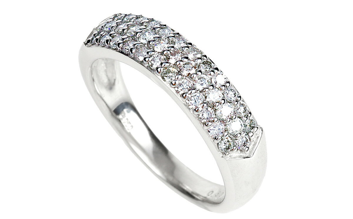 【ふるさと納税】0.50CT　PT950 ハードプラチナ ダイヤ リング R3781DI-P2【サイズ：8号～15号（0.5刻み可）】　ダイヤモンド 指輪 ダイヤリング ジュエリー 宝石 ギフト 贈り物 プレゼント サムネイル2