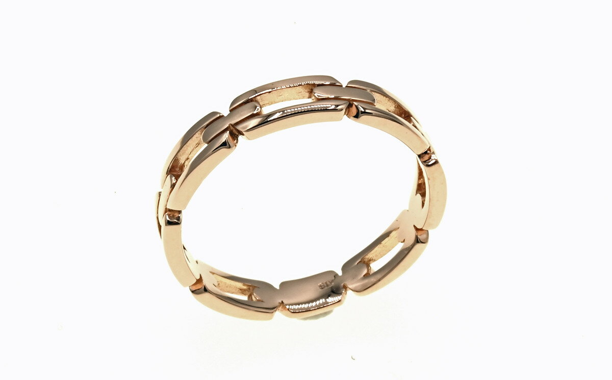 【ふるさと納税】K18YG 地金 デザインリング R3768-PY【サイズ：10号～20号（0.5刻み可）】　イエローゴールド ジュエリー リング 指輪 プレゼント ギフト 贈り物 サムネイル2