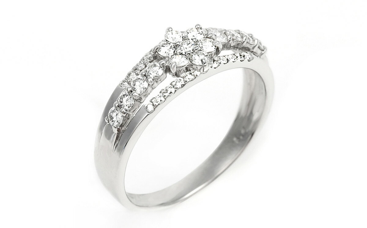 【ふるさと納税】プラチナ ダイヤ リング 0.45CT R3363DI-P【サイズ：9号～18号（0.5刻み可）】　ダイヤモンド 指輪 ダイヤリング ジュエリー 宝石 プレゼント 贈り物 ギフト サムネイル2