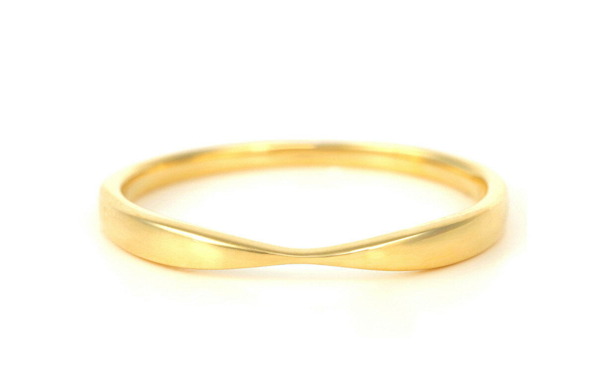 【ふるさと納税】K18 地金デザインリング　R3939-Y【サイズ：3号～20号（0.5号刻み対応可）】 指輪 リング ジュエリー プレゼント ギフト 贈り物 サムネイル2