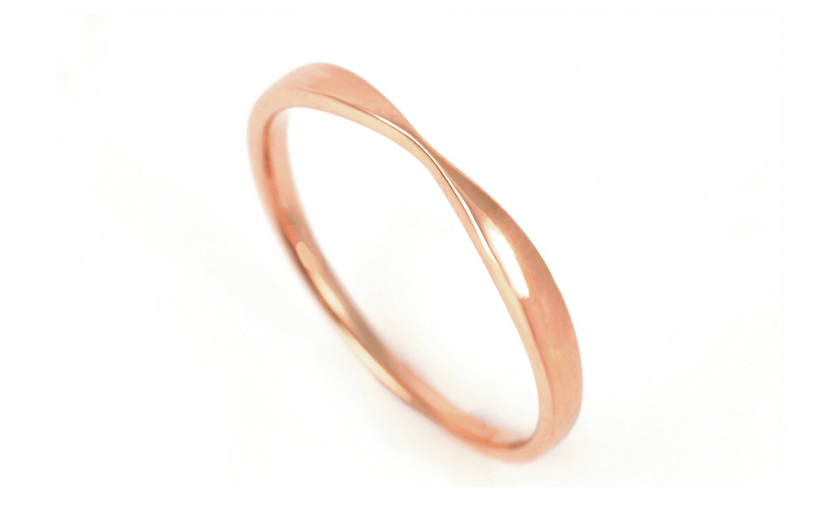 【ふるさと納税】K18PG 地金デザインリング　R3939-R【サイズ：3号～20号（0.5号刻み対応可）】　リング 指輪 ジュエリー プレゼント ギフト 贈り物 サムネイル3