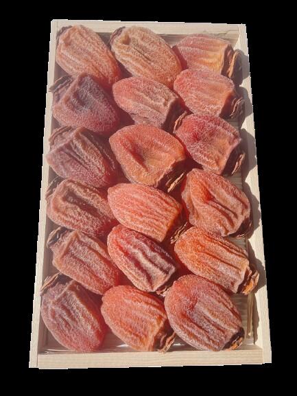 【ふるさと納税】【山梨県産】大和百目柿 ころ柿 (Lサイズ)　木箱 12～18個　 枯露柿 干し柿 ほし柿 ドライフルーツ 山梨 甲州 大和 百目柿 富士川町 サムネイル2