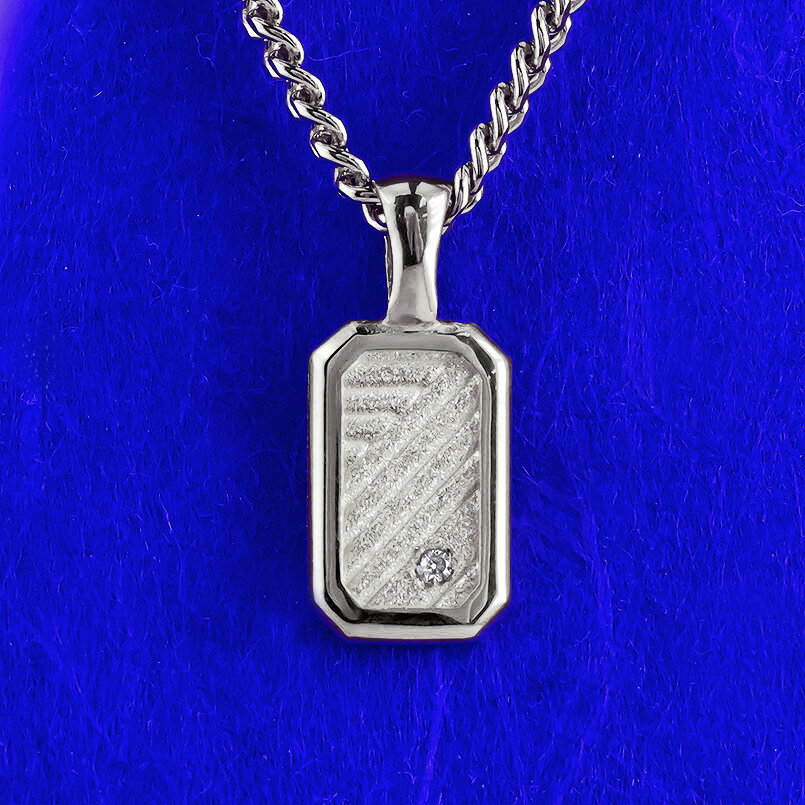 【ふるさと納税】 純プラチナ ネックレス pt999 インゴット型 プラチナ ペンダントトップ プレート 喜平用 ダイヤ ダイヤモンド pt999 ジュエリー 普段 使い 230404102dpt999mba 山梨県 昭和町 ジュエリー アクセサリー ギフト プレゼント 贈り物 記念日 誕生日 SWAA292 サムネイル2