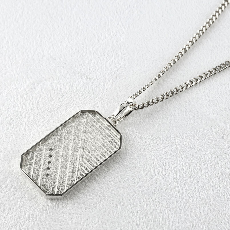 【ふるさと納税】 プラチナ ネックレス インゴット型 喜平用 ペンダントトップ 大ぶり pt900 大きめ プレート ダイヤモンド ダイヤ キヘイ 人気 シンプル ジュエリー おしゃれ 普段 使い 230404102dpmbauni-g 山梨県 昭和町 ジュエリー アクセサリー ギフト SWAA294 サムネイル3