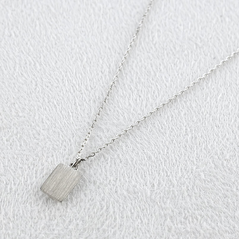 【ふるさと納税】ネックレス 純プラチナ ペンダントトップ レディース インゴット型 プラチナ pt999 チェーン 金属アレルギー 対応 プレート 小さめ スクエア 地金 ジュエリー シンプル 人気 普段 使い 250530mro200p999n SWAA351 サムネイル3