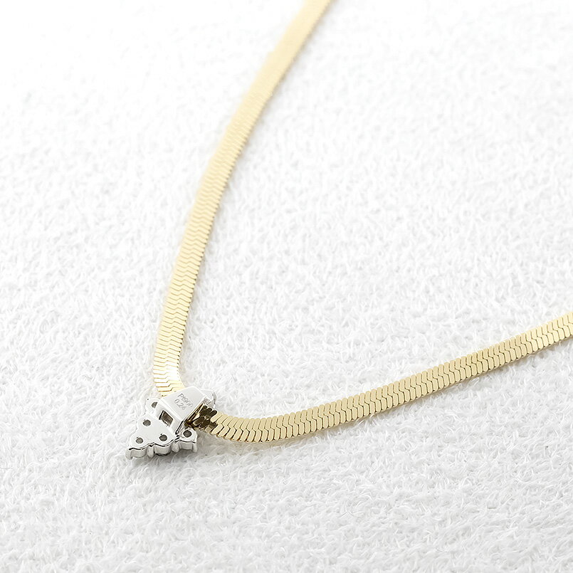 【ふるさと納税】ネックレス 18金 プラチナ レディース 18k ダイヤモンド ゴールド スネークチェーン 太め ペンダント アジャスター pt900 イエローゴールドK18 ジュエリー シンプル 人気 普段 使い 250603mro401dy101 SWAA346 サムネイル3