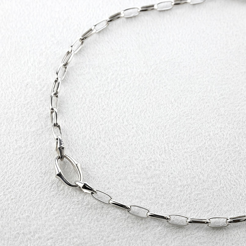 【ふるさと納税】ネックレス プラチナ レディース チェーンのみ 50cm チェーン 太め 幅広 pt850 金属アレルギー 対応 地金 チェーンだけ アズキチェーン 甲丸長小豆 ジュエリー シンプル 人気 普段 使い 250603mro200p SWAA340 サムネイル2