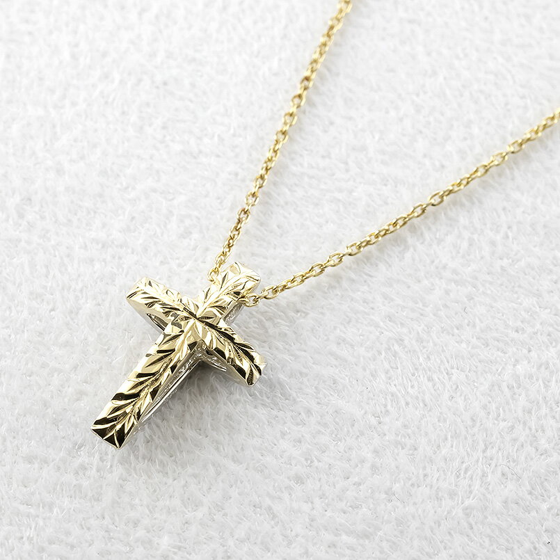 【ふるさと納税】18金 プラチナ ネックレス メンズ クロス ゴールド pt900 ペンダントトップ ハワイアンジュエリー リバーシブル コンビ ジュエリー 人気 普段 使い 250618bd200dpycm SWAA319 サムネイル2