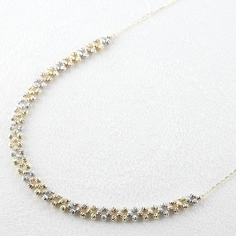 【ふるさと納税】ネックレス レディース 18金 45cm ハニーミラーボール ゴールド 18k イエローゴールド ピンクゴールド ホワイトゴールド k18 スライド式 スリーカラー ジュエリー シンプル 人気 普段 使い 250610an201ygw SWAA321 サムネイル2